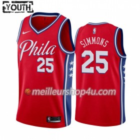 Maillot Basket Enfant Philadelphia 76ers Ben Simmons 25 2019-20 Nike Statement Edition Swingman